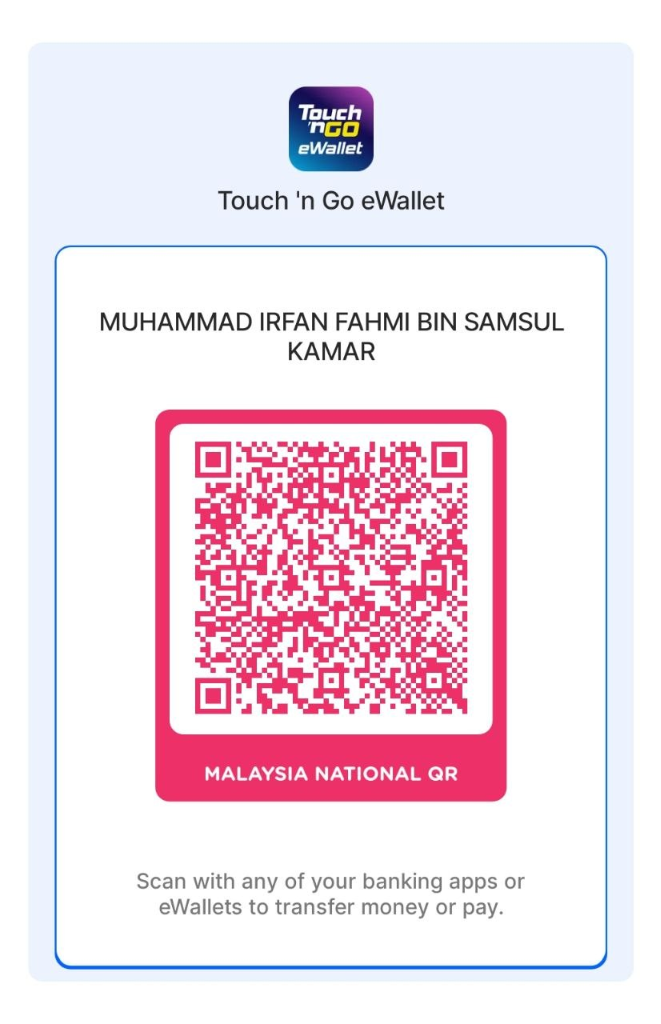 Touch 'n Go DuitNow QR Code